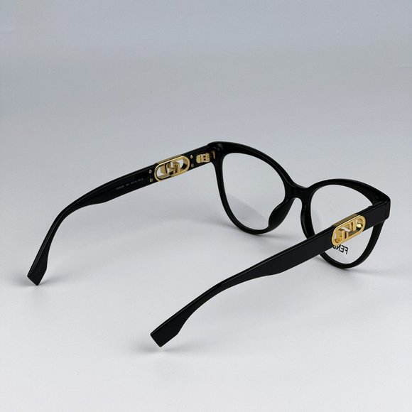 Fendi FE50026I 001 Eyeglasses Black Cat Eye Women FE 50026I - Picture 7 of 11